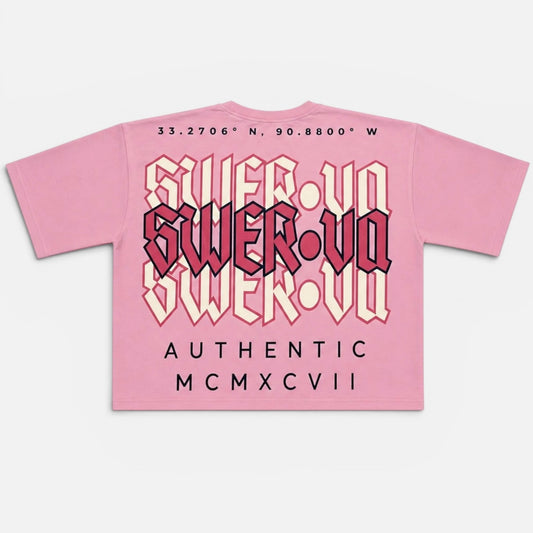 Oversized Boxy Fly Away Swer•Va Rosy Pink
