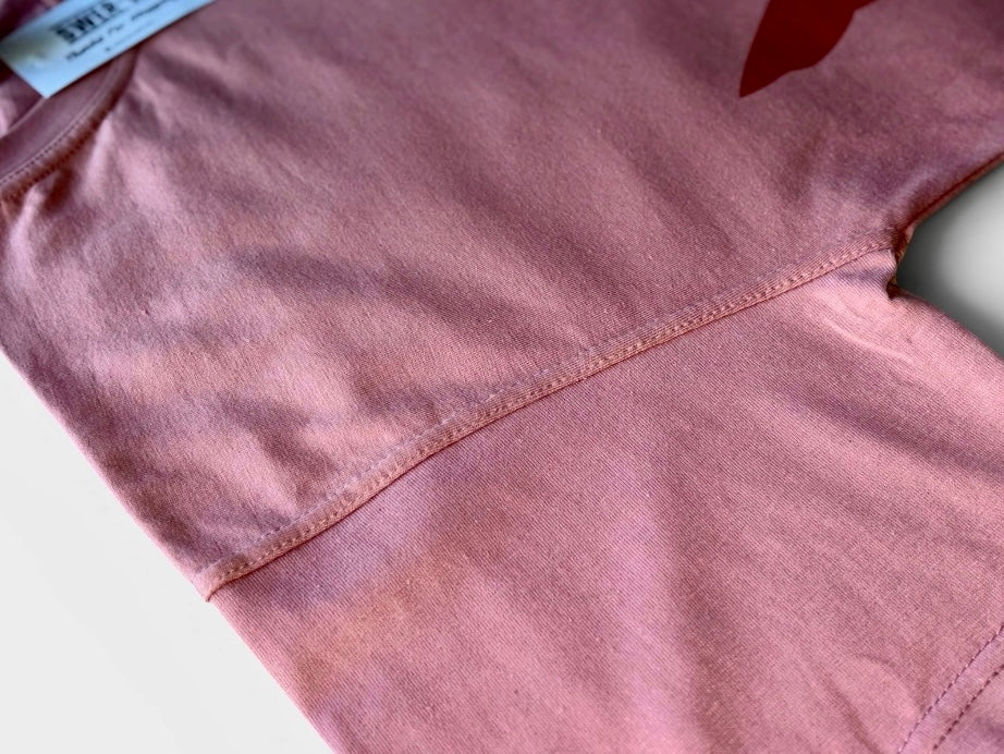 Oversized Boxy Fly Away Swer•Va Rosy Pink