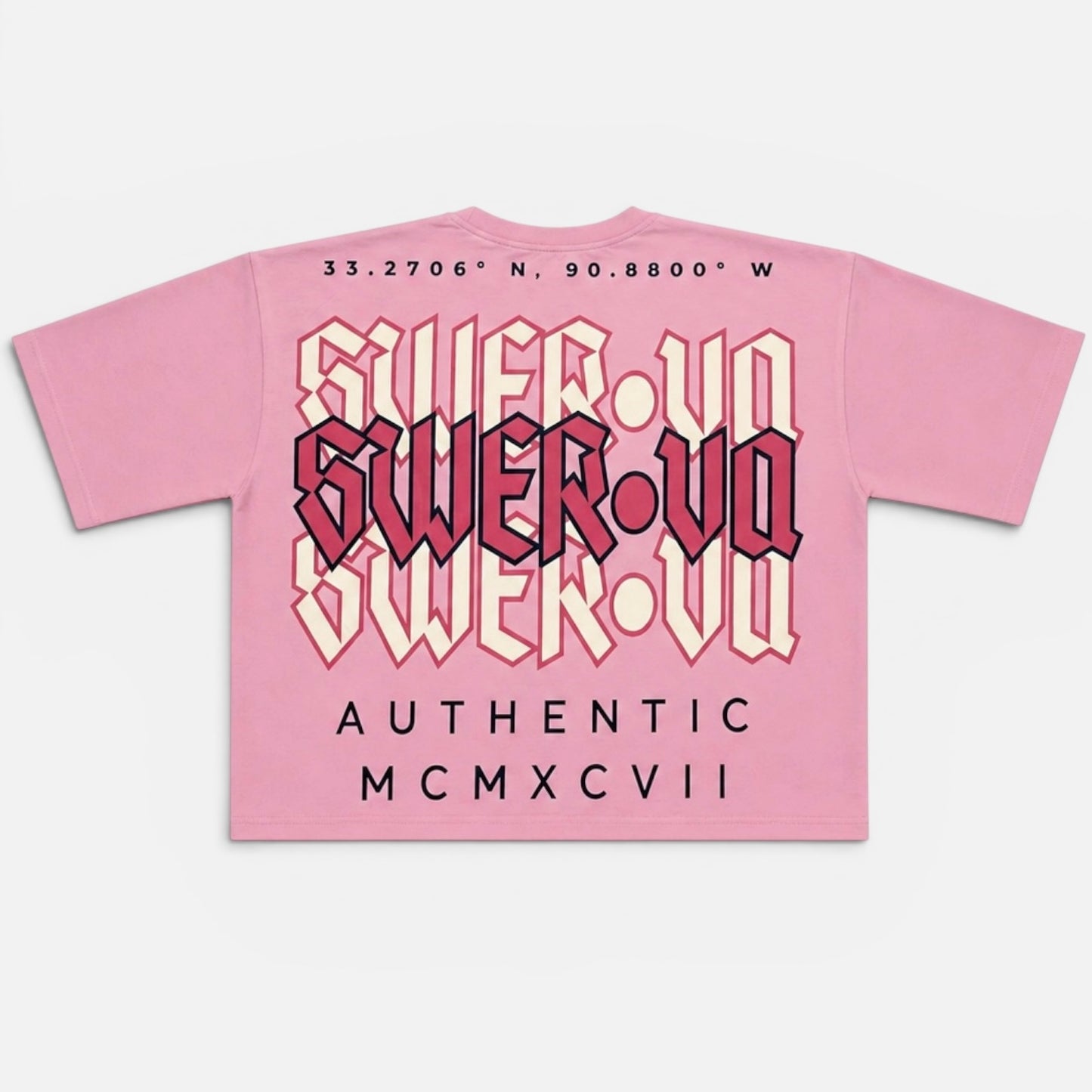 Oversized Boxy Fly Away Swer•Va Rosy Pink
